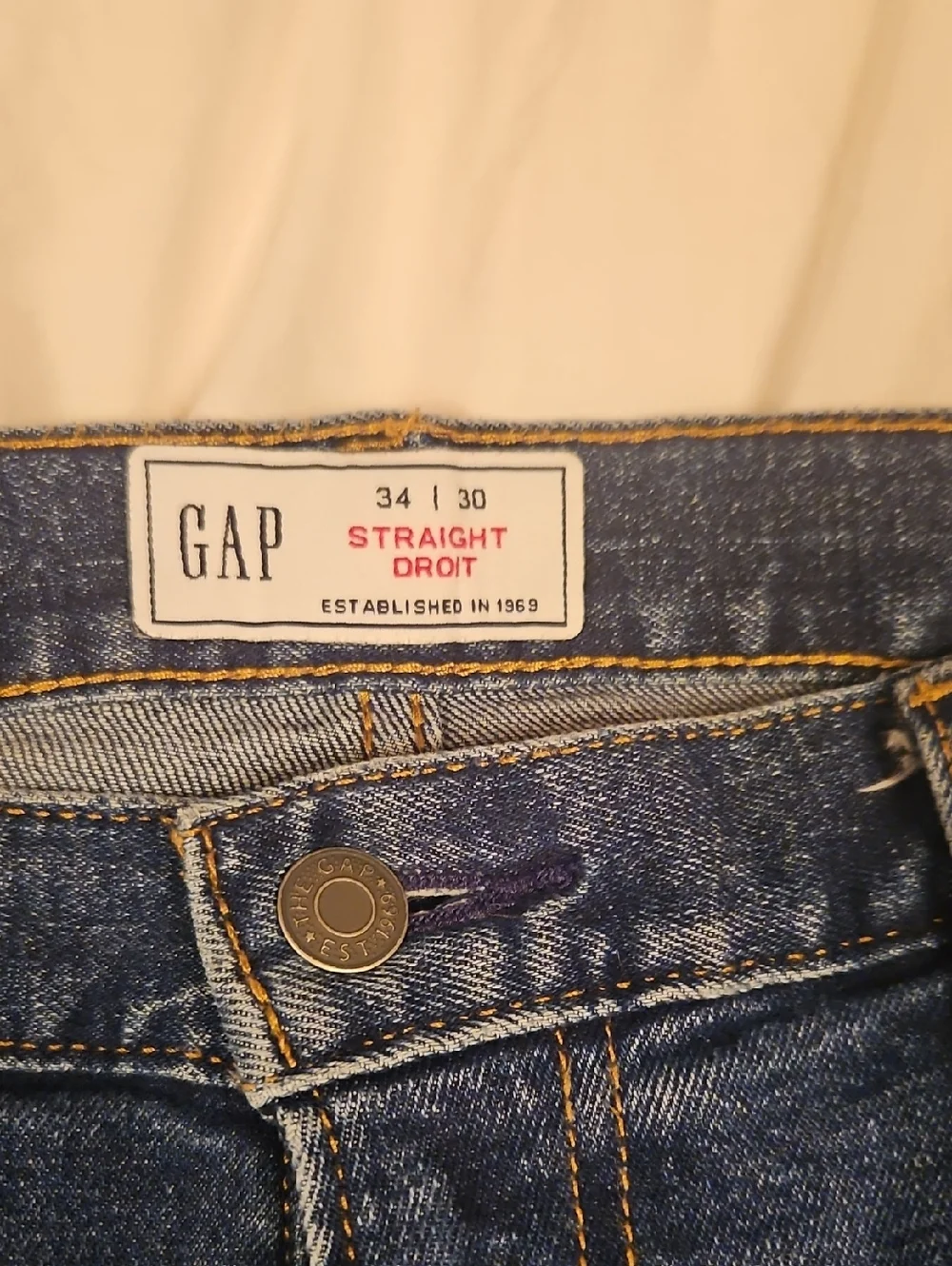 Dark Blue Men's Jeans - GAP - Picture 2 of 3